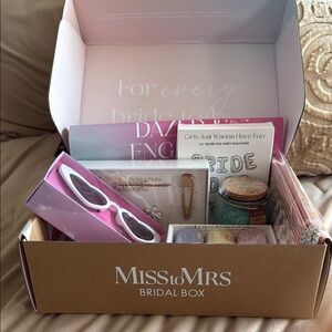 Miss to Mrs Bridal Box with Accessories. The Bride To Be!!